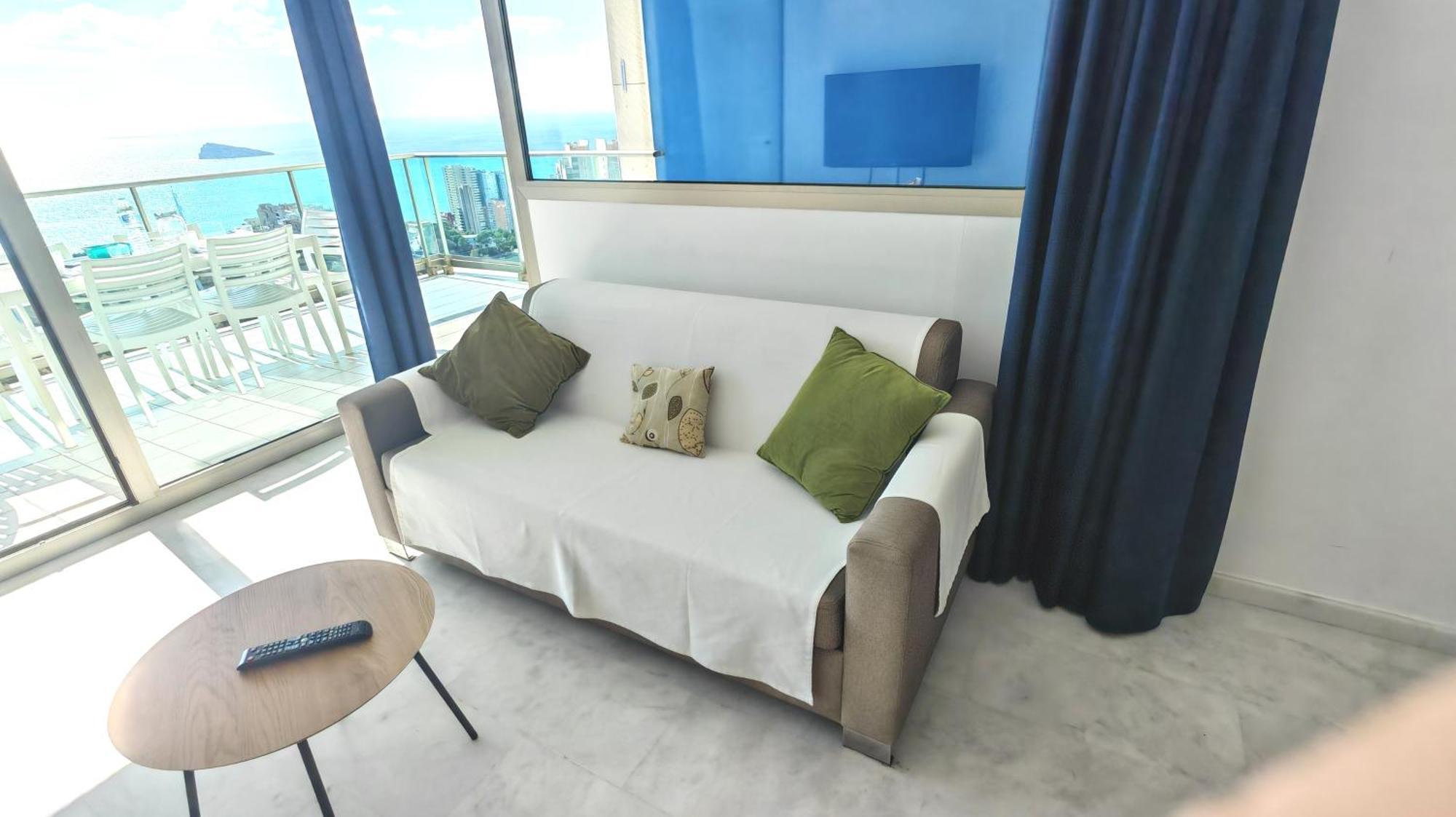 Ferienwohnung Skyline 31 Terraza Privada Con Vistas Al Mar Benidorm Exterior foto